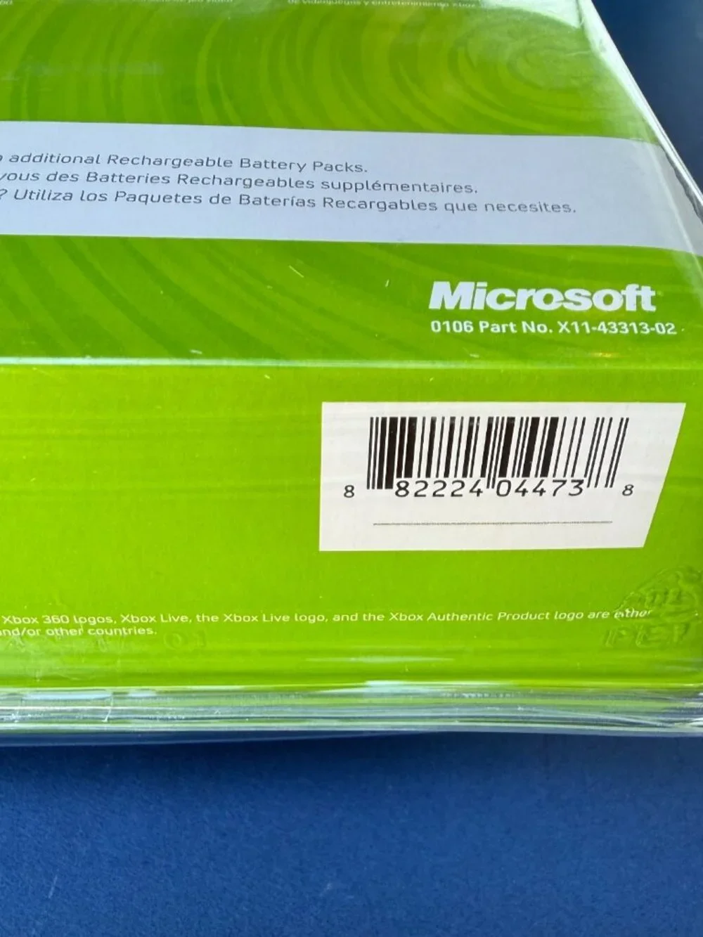 Microsoft Xbox 360 Live Quick Charge Kit (White) New/Sealed